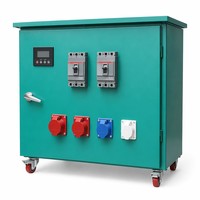 Armoire de contrôle professionnelle pour raccordement au réseau 380V 400V 3P5W Classe 0.5 Isolation 2kV pour alimentation critique de centre de données hospitalier