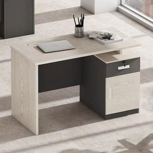 Moderno 1,2 m/1,4 metros MFC escritorio de madera Durable Convertible mesa de personal estación de trabajo de computadora para oficina hogar 1 persona muebles nuevos - Product Image 1