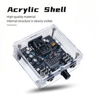 Alimentation électrique numérique pour tatouage en acrylique transparent, tension réglable, double sortie