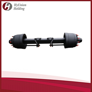 Nouvel essieu de remorque de type allemand, essieu relevable, 10 tonnes, suspension pneumatique pour remorque multi-essieux à usage intensif - Product Image 5