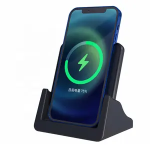 OEM Qi 5w 7.5w 10w 15w Fast Type-C Wireless Charger Phone Stand for iPhone Wireless Charger