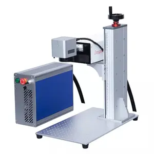 Table Desktop 20W 30W 50W 100w Mopa Color Fiber Laser Marking Machine Engraving Laser machine On Metal