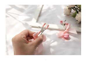 Abrazadera de perno de manguera sanitaria de acero inoxidable ajustable para mujer, Juguetes sexuales BDSM, Clip de pezón de pecho con lazo bonito esclavo - Product Image 5