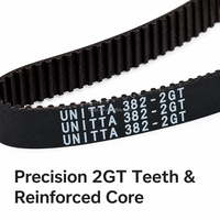 Courroie UNITTA N510021326AA 382-2GT-6 pour tête Panasonic CM602 NPM, fabriquée au Japon, état neuf, composant essentiel du moteur