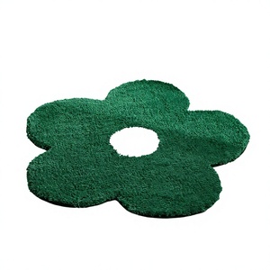 Tapis de bain en coton tufté rond de luxe tapis de salle de bain antidérapant le plus doux plus attrayant fabriqué à la machine prix économique ITHL - Product Image 1