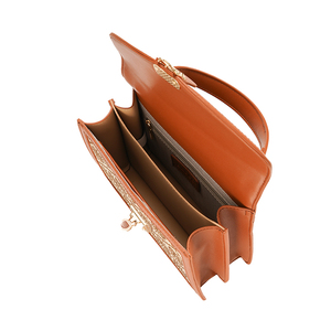 ODM OEM BAGCO Fábrica al por mayor de cuero PU, bolso bandolera cuadrado vintage personalizado para mujer - Product Image 3