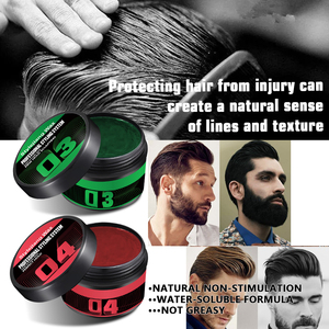 Cire coiffante pour cheveux numérique <span class=keywords><strong>100</strong></span> <span class=keywords><strong>ml</strong></span>, gel coiffant pour cheveux, pommade fixante pour hommes - Product Image 4