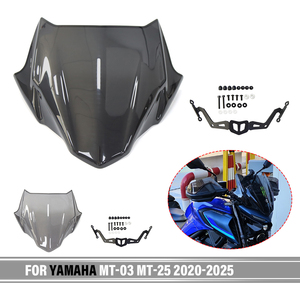 Parabrisas Deportivo para Motocicleta <span class=keywords><strong>YAMAHA</strong></span> <span class=keywords><strong>MT</strong></span>-<span class=keywords><strong>03</strong></span> <span class=keywords><strong>MT</strong></span>-25 MT03 MT25 2020-2025 2024 2023 <span class=keywords><strong>2022</strong></span> - Product Image 3