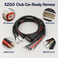 تصنيع حسب الطلب لأسلاك توصيل السيارات متعددة الاستخدامات KET MG630 بـ 24 دبوس، سلك AWG20 UL1015 مضفر بالنايلون بدرجة حماية IP67 لمركبات UTV وSxS والعربات الصغيرة