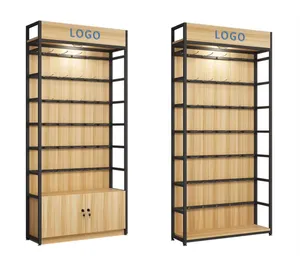 Vội Vã siêu thị cửa hàng tiện lợi Boutique thép hiển thị bằng gỗ lịch thi đấu với bảng quảng cáo - Product Image 3