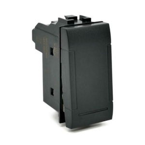 Interruptor Desviador Monopolar de 16A 250V Negro Compatible con Living International - Product Image 1