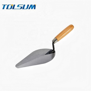 Espátula de Albañilería de Acero al Carbono con Mango de Madera Industrial de Alta Calidad, Agarre Ergonómico, Herramienta de Albañilería, Herramienta para Bordillos de Concreto, Herramientas de Estuco - Product Image 2