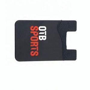 Porta Tarjetas de Visita de Silicona Portátil Moderno Personalizado al por Mayor con Impresión de Serigrafía para Uso Promocional - Product Image 3
