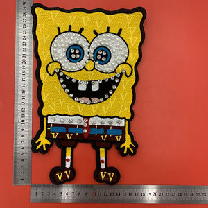 Dessin animé ongles <span class=keywords><strong>perles</strong></span> éponge bébé serviette broderie <span class=keywords><strong>tissu</strong></span> pâte pull vêtements accessoires Patch pâte repassage - Product Image 2