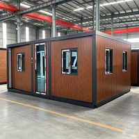 Vente directe : Maison conteneur préfabriquée de luxe de 20 pieds, à toit plat, 2 ou 4 chambres, maison mobile modulaire