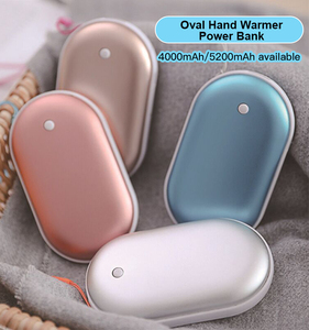 4000 Mah Mini Hand Warmer Cute 2 In <span class=keywords><strong>1</strong></span> Gift Set Aluminum Powerbank Power Bank For Girl - Product Image 5