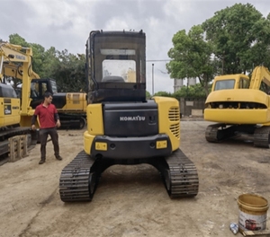 Well Maintained Secondhand Komatsu PC35MR Digger 29 Ton 1.7m Bucket Low Working Hours Cummins Engine 136KW Power Video - Product Image 3