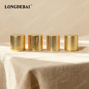 Tapa Magnética de Lujo en Stock para Perfume, Negra, Dorada, Plateada, Roja, 30ml, de Metal Zamac, con Collar para Perfume - Product Image 2