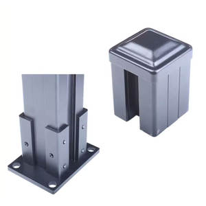 Poteau en aluminium <span class=keywords><strong>de</strong></span> barrière d'installation facile antirouille résidentielle extérieure <span class=keywords><strong>pour</strong></span> le poteau <span class=keywords><strong>de</strong></span> WPC - Product Image 2