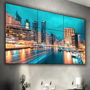 شاشة عرض إعلانية LCD متعددة الوصلات ذات إطار رفيع، شاشات متعددة الوصلات، جدار فيديو LCD، شاشة عرض رقمية مثبتة على الحائط - Product Image 1