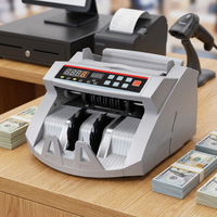 Compteuse de billets Pst avec écran LCD, qualité bancaire, haute vitesse, capacité de 300 pièces, reconnaissance automatique des devises, certifiée ROHS, UV/MG