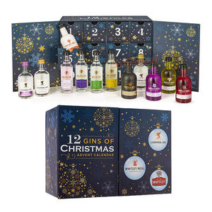 Boîtes en carton personnalisées vides pour <span class=keywords><strong>calendrier</strong></span> <span class=keywords><strong>de</strong></span> <span class=keywords><strong>l</strong></span>'<span class=keywords><strong>avent</strong></span> <span class=keywords><strong>de</strong></span> Noë<span class=keywords><strong>l</strong></span> avec 12 compartiments pour cadeaux <span class=keywords><strong>de</strong></span> bière - Product Image 2