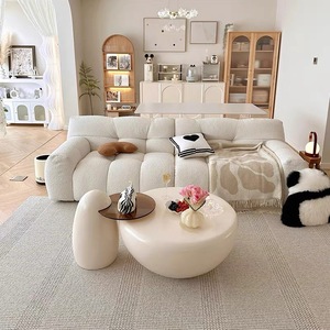 Sang trọng Bắc Âu Bàn cà phê thiết kế sáng tạo vòng hiện đại Bàn cà phê và ghế cho quán cà phê - Product Image 1