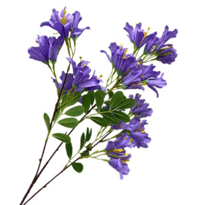 Seda <span class=keywords><strong>Jacaranda</strong></span> Mimosifolia flor tallo hoja verde 3 tenedores árbol de <span class=keywords><strong>Jacaranda</strong></span> Artificial Navidad escuela Año Nuevo chino - Product Image 1