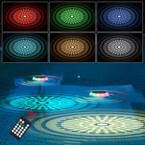 <span class=keywords><strong>Lampe</strong></span> <span class=keywords><strong>solaire</strong></span> LED pour piscine, petite <span class=keywords><strong>lampe</strong></span> <span class=keywords><strong>flottante</strong></span> de jardin IP67 étanche RGB rechargeable avec lumière colorée changeante - Product Image 2