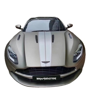 WRAPMASTER 1.52*17m Noir Chrome Mat Décoration Automobile Vinyle <span class=keywords><strong>Aluminium</strong></span> Chromé Vinyle pour Enveloppement de Voiture Autocollants Vinyle Automobile - Product Image 1