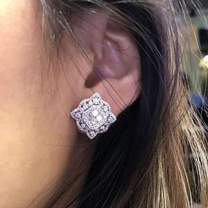 Eleganti Orecchini a Perno Caleidoscopio per Donne, Accessori per Orecchie Semplici per Uso Quotidiano - Product Image 2