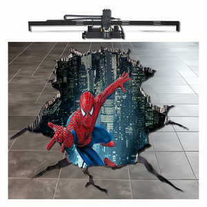 Printpro เครื่องพิมพ์ติดผนัง3D เครื่องพิมพ์พื้นหมึกยูวีสั่งพิมพ์ลงบนผนังและพื้นสำหรับงานศิลปะดิจิทัล - Product Image 3