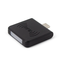 Lector RFID portátil sin contacto de 13,56 Mhz ISO14443A Lector NFC externo Android