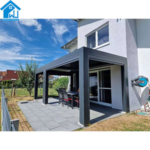 Sweet Home Design moderne réglable mural toit patio terrasse <span class=keywords><strong>jardin</strong></span> <span class=keywords><strong>piscine</strong></span> intelligente étanche pergola en aluminium - Product Image 5