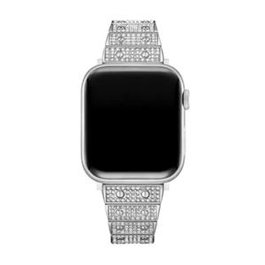 Bracelet Bling pour <span class=keywords><strong>Apple</strong></span> <span class=keywords><strong>Watch</strong></span> <span class=keywords><strong>série</strong></span> 7, 45mm /44mm/42mm, <span class=keywords><strong>série</strong></span> SE/<span class=keywords><strong>6</strong></span>, bijoux pour femmes, perles de diamant faites à la main - Product Image 4