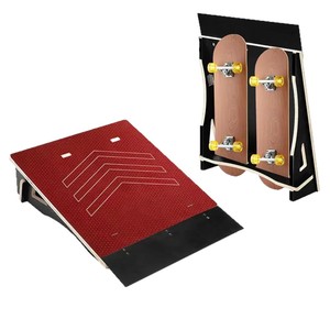 Rampa de madera para patinetas infantiles, rampa de salto para bicicletas infantiles, rampa de lanzamiento plegable para patinetas - Product Image 1