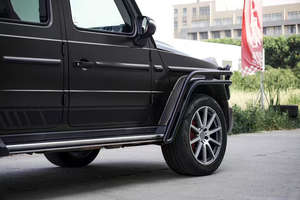 Paraurti Anteriore per <span class=keywords><strong>Mercedes</strong></span> Classe G W464 G63, Protezione Completa del Corpo in Acciaio Inox, Protezione Passaruota, Nero, Perfetta Adattabilità per Strada - Product Image 6
