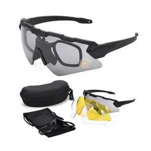 חדש Windproof Eyewear חיצוני מכביש ספורט ירי משקפי אנטי ערפל טקטי משקפיים מגן משקפי