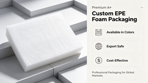 Foam Protective Packaging <b>Insert</b> EPS <b>Cushioning</b> Material White Square Grid Design - Product Image 3