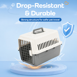 Transportín Portátil para Mascotas XINYE con Ruedas, Jaula de Viaje de Plástico para Perros y Gatos, Diseño Aprobado por Aerolíneas - Product Image 6