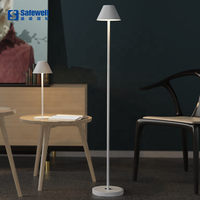 Draadloze Aanraakbediening Rgb Fruitplaat Vloerlamp Restaurant Bar Hotel Decoratieve Palletpaal Vloerlamp