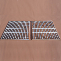 Plaques de grille en acier à épaisseur personnalisable, galvanisées à chaud, à surface dentelée