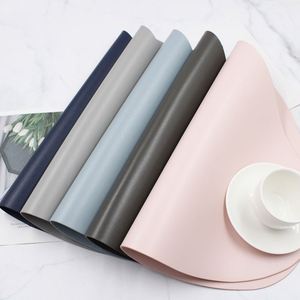 Unique Irregular PU Placemat Washable Heat Resistant Table Mat Perfect for Home Dining, Parties, and Events - Product Image 4