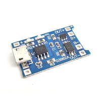 Módulo de placa de carga de batería de litio 1A interfaz MICRO USB TP4056 placa para módulo