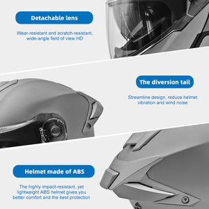 Casco Modular Abatible de Alta Calidad para Motocicleta, Casco de Motociclismo con Bluetooth, Capacetes Para Motos, Personalizado de Fábrica - Product Image 6