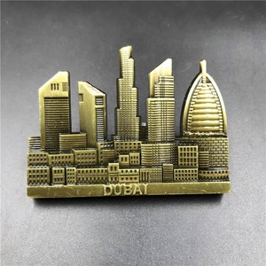 Adesivo per frigorifero in metallo 3D di alta qualità diversi paesi di architettura di <span class=keywords><strong>città</strong></span> di viaggio magneti per frigo in metallo prodotto artigianale - Product Image 4