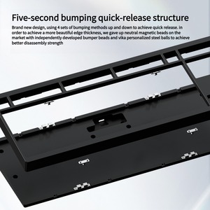 Weikav Lucky80 Kit de <span class=keywords><strong>teclado</strong></span> mecánico de aluminio para juegos Estructura de junta Tri-mode RGB Soporte de intercambio en caliente QMK/VIA <span class=keywords><strong>Teclado</strong></span> Diy - Product Image 3