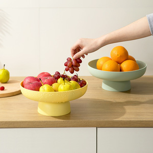Plato de frutas nórdico con drenaje, multifuncional, para aperitivos, diseño elegante y pequeño para uso en la sala de estar - Product Image 2