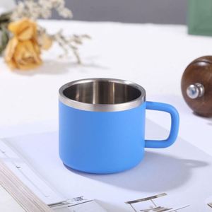 Vente en gros de tasses à espresso classiques à double paroi en acier inoxydable, résistantes aux chocs, isolées sous vide, avec couvercle, écologiques, 3 oz - Product Image 3
