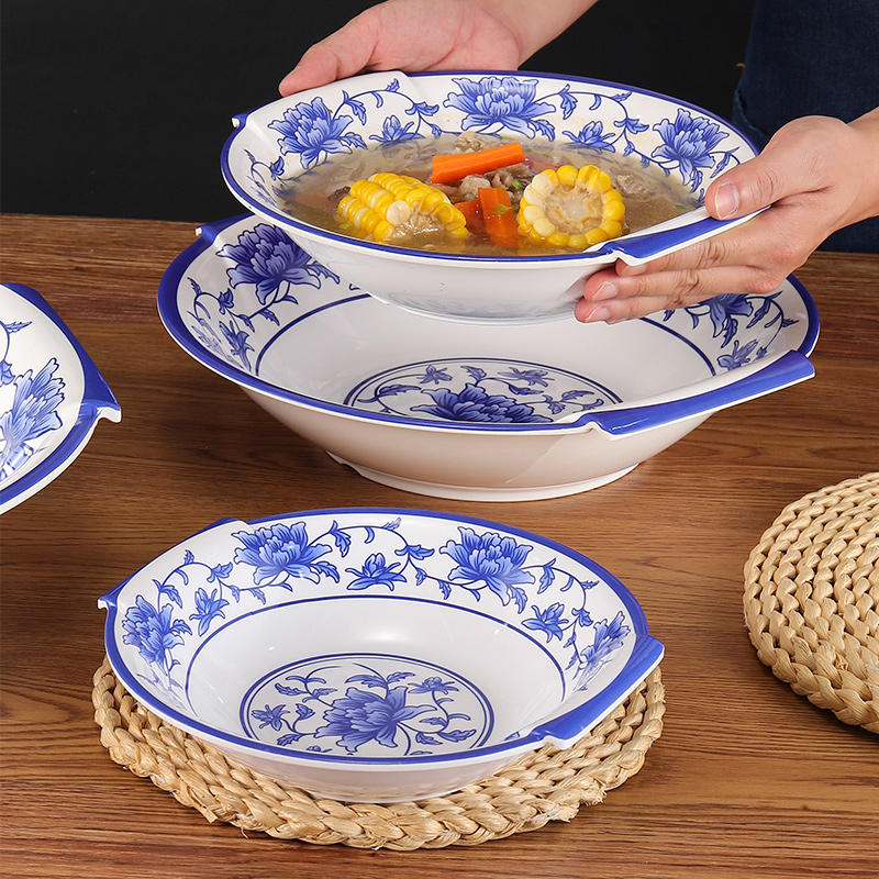 Cactus Melamine Salad Plate Sets, Set Of 4 - HiEnd Accents